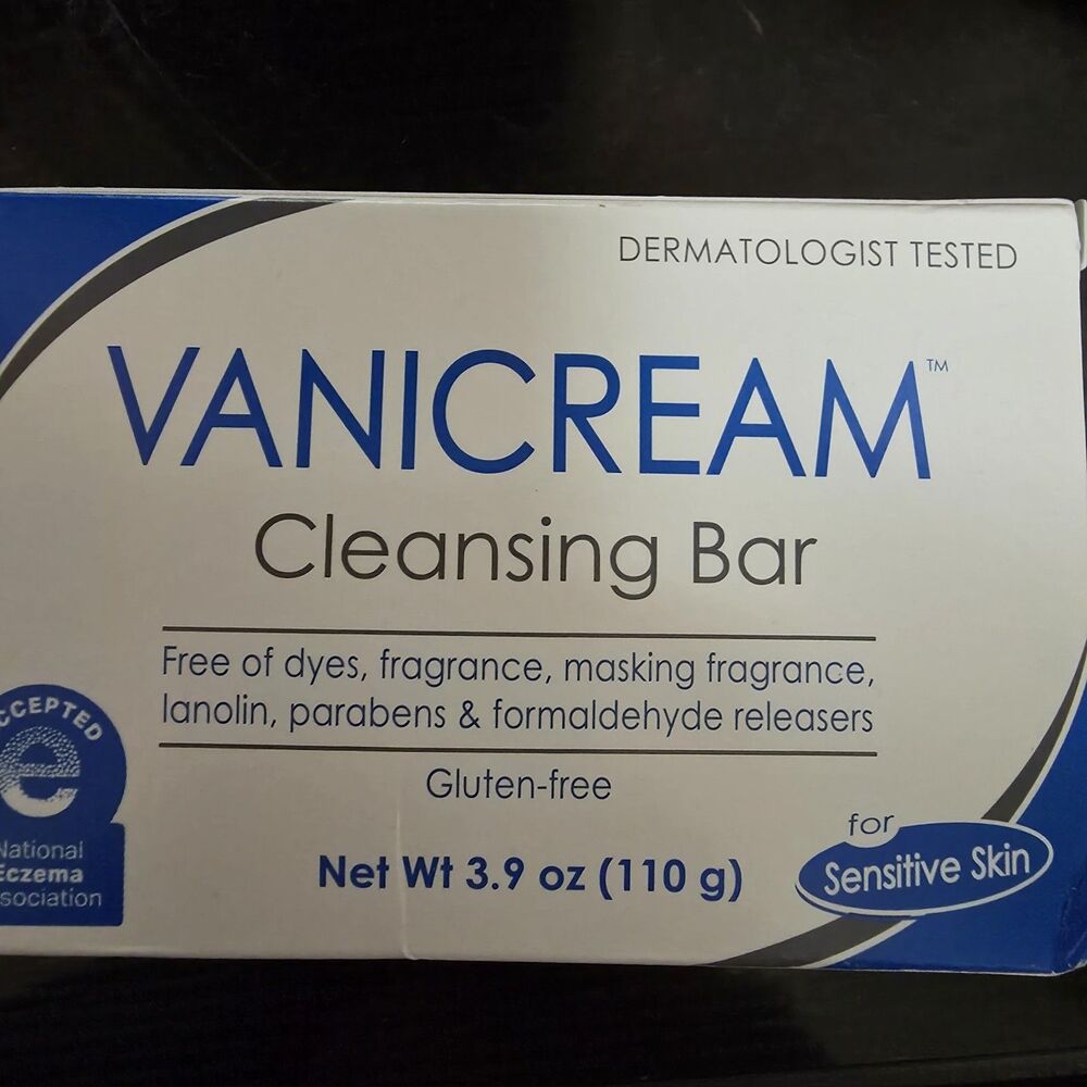 Vanicream Cleansing Bar, Fragrance Free, 3.9 Ounce Bar
